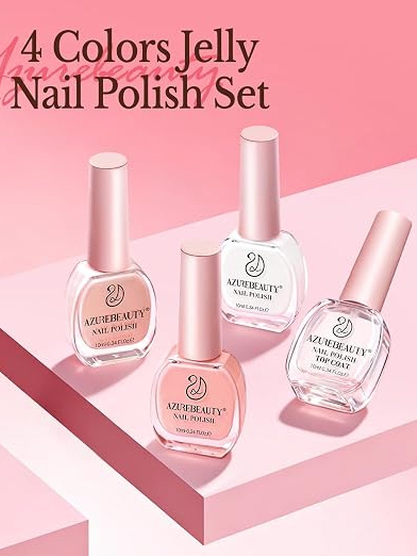 Sheer Nude Pink Gel Nail Polish