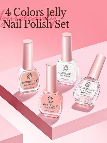 Sheer Nude Pink Gel Nail Polish