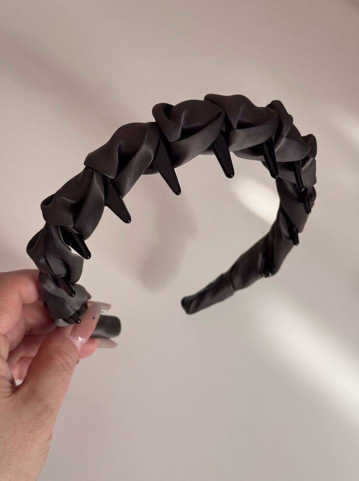 Satin Pleated Non Slip Headband