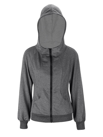 Slim Fit Zip Up Hoodie