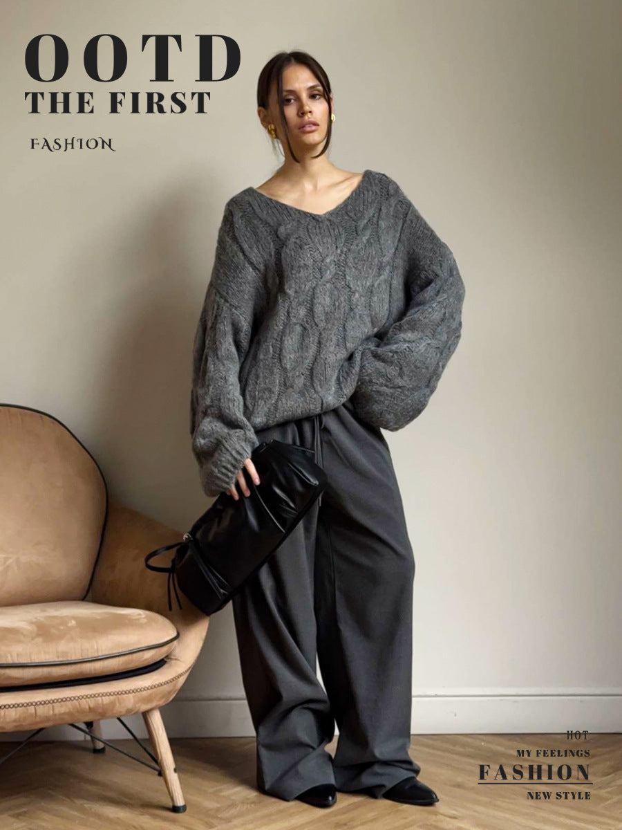 Chunky Oversized Cable Knit Sweater