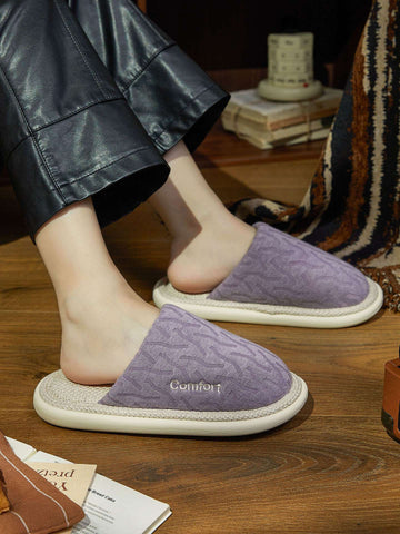 Cozy Soft Knit Indoor Slippers