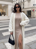 Cozy Fuzzy Cardigan Sweater Set