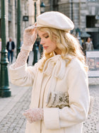 Minimalist Khaki Knit Beret Hat