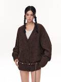 Cozy Oversized Fuzzy Knit Cardigan
