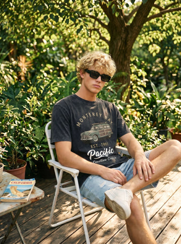 Vintage Washed Graphic Monterey T-Shirt