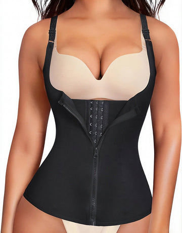 Tummy Control Zipper Waist Trainer Shapewear
