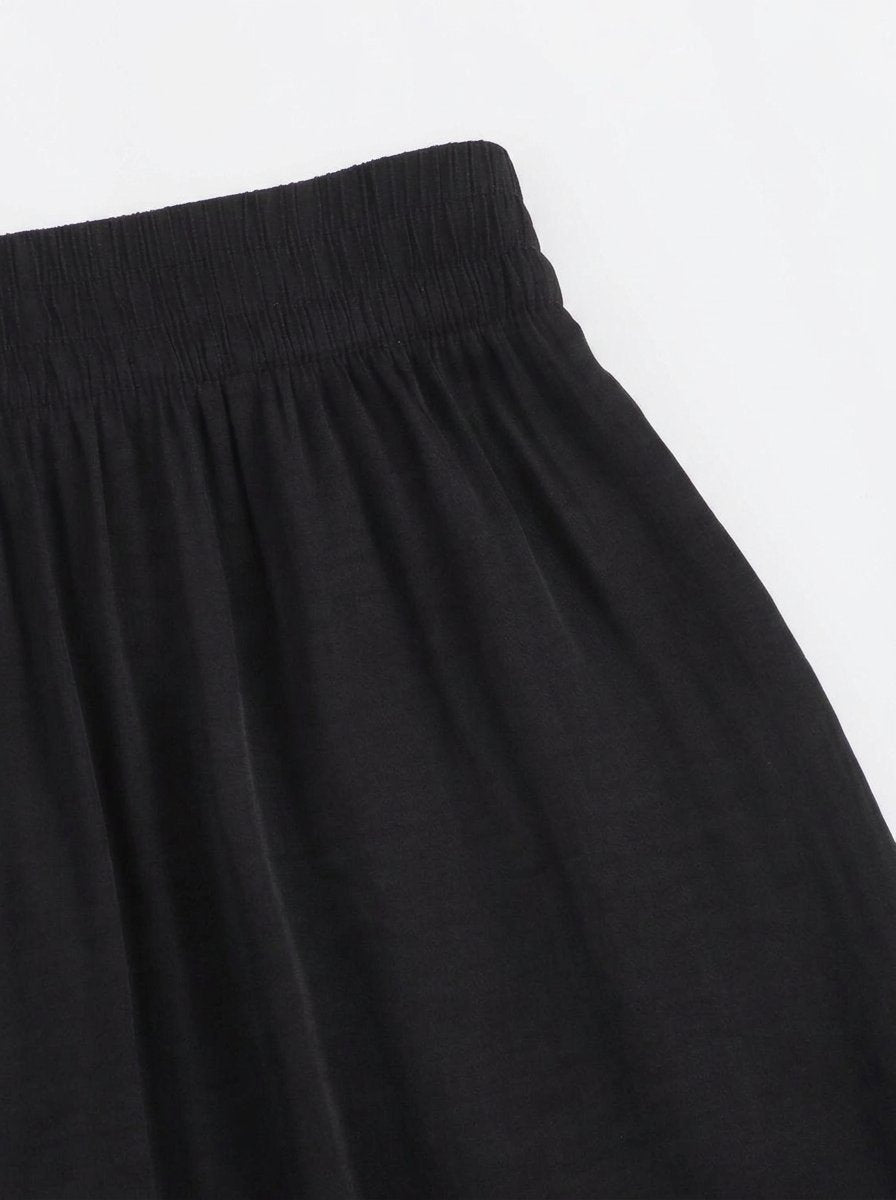 Pleated High Waisted Wide Leg Pants