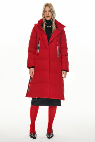 Cozy Hooded Long Puffer Coat