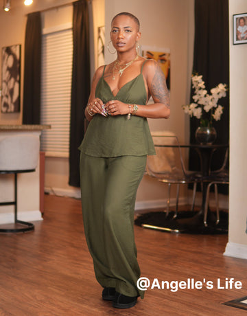 Casual Chic Wide Leg Pant Set