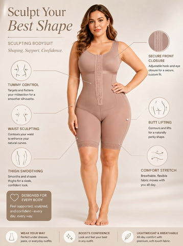 Seamless Tummy Control Body Shaper Romper