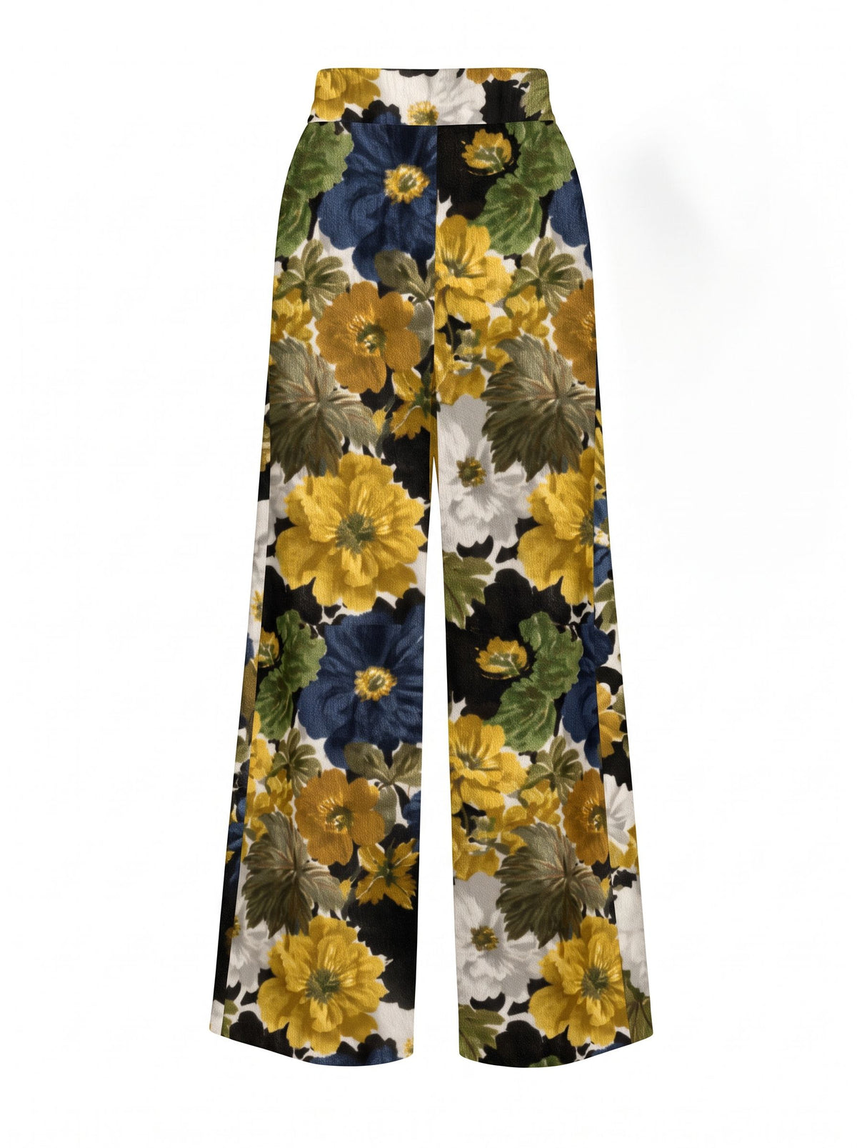 ALEXANDRA Vintage Floral Print Pants