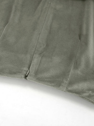 High Waisted Slim Fit Maxi Skirt