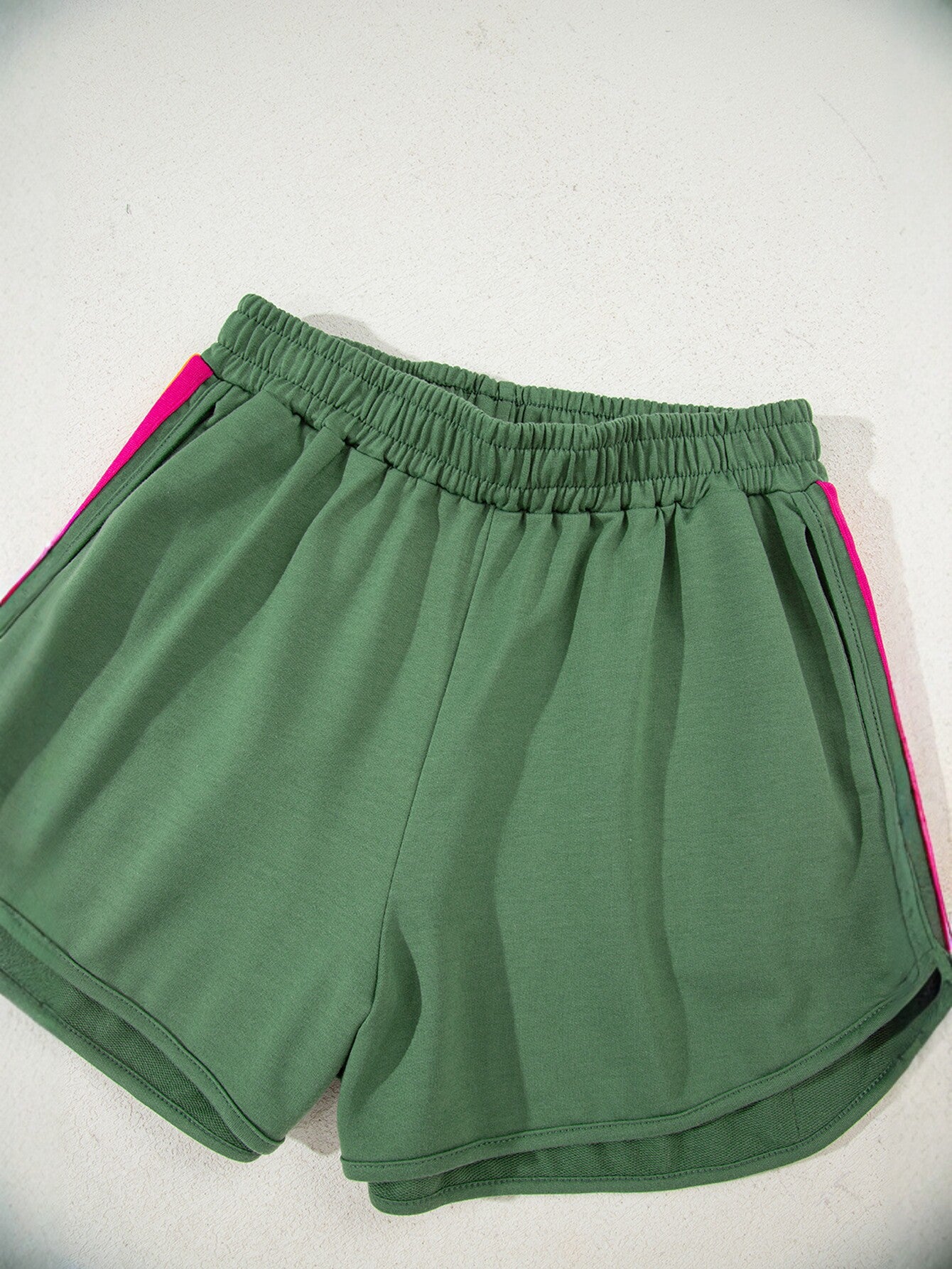 Rainbow Stripe Graphic Short Set