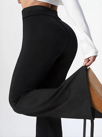 High Waisted Fleece Lined Yoga Pants
