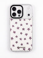 Purple Star Pattern Phone Case