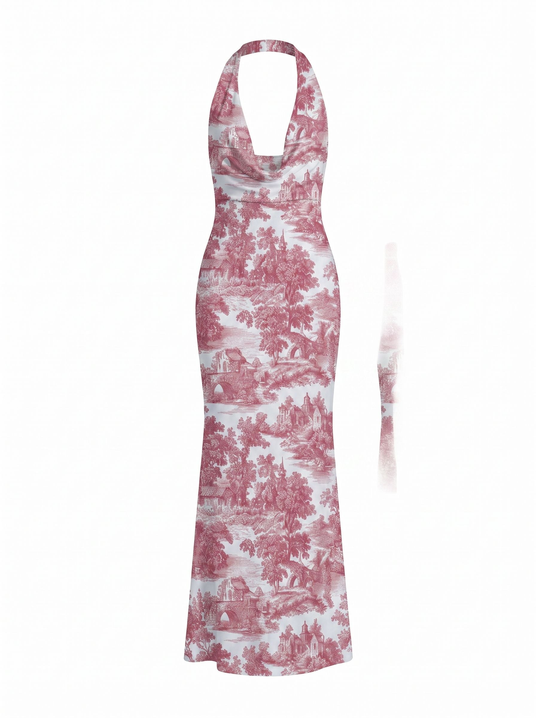 Sean Uni's Toile de Jouy Print Midi Dress