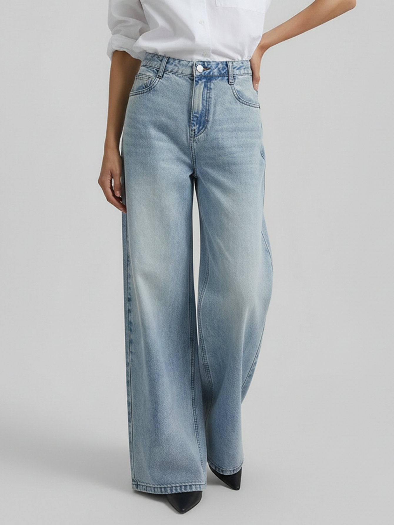 Soft Straight Leg Jeans