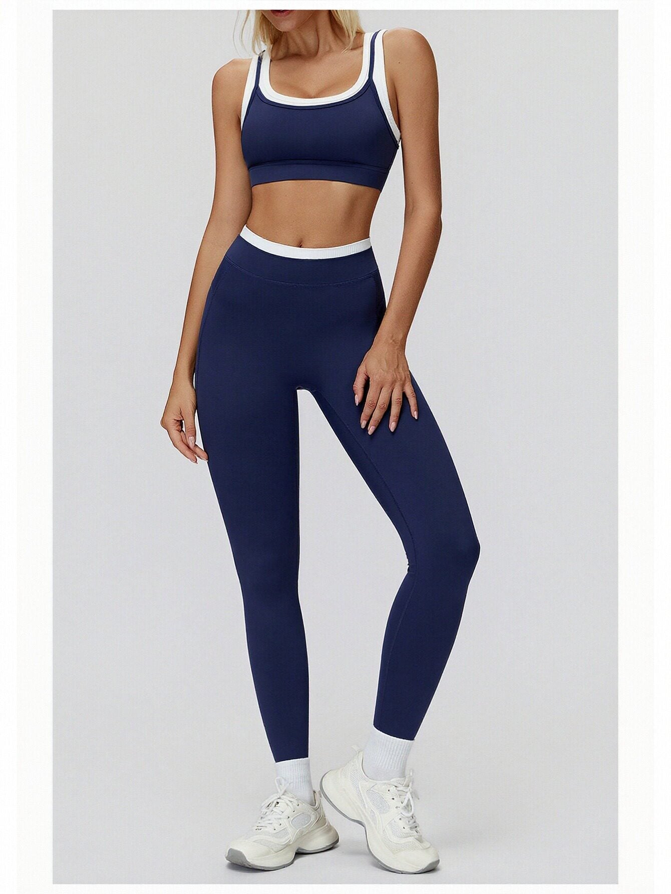 High Waisted Crossover Waist Leggings