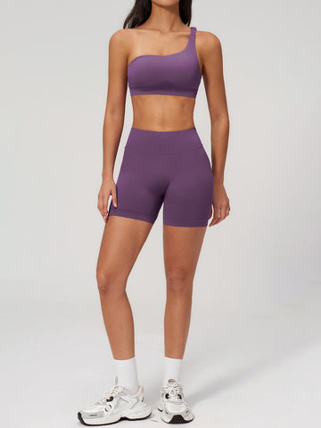 Seamless One Shoulder Yoga Tank