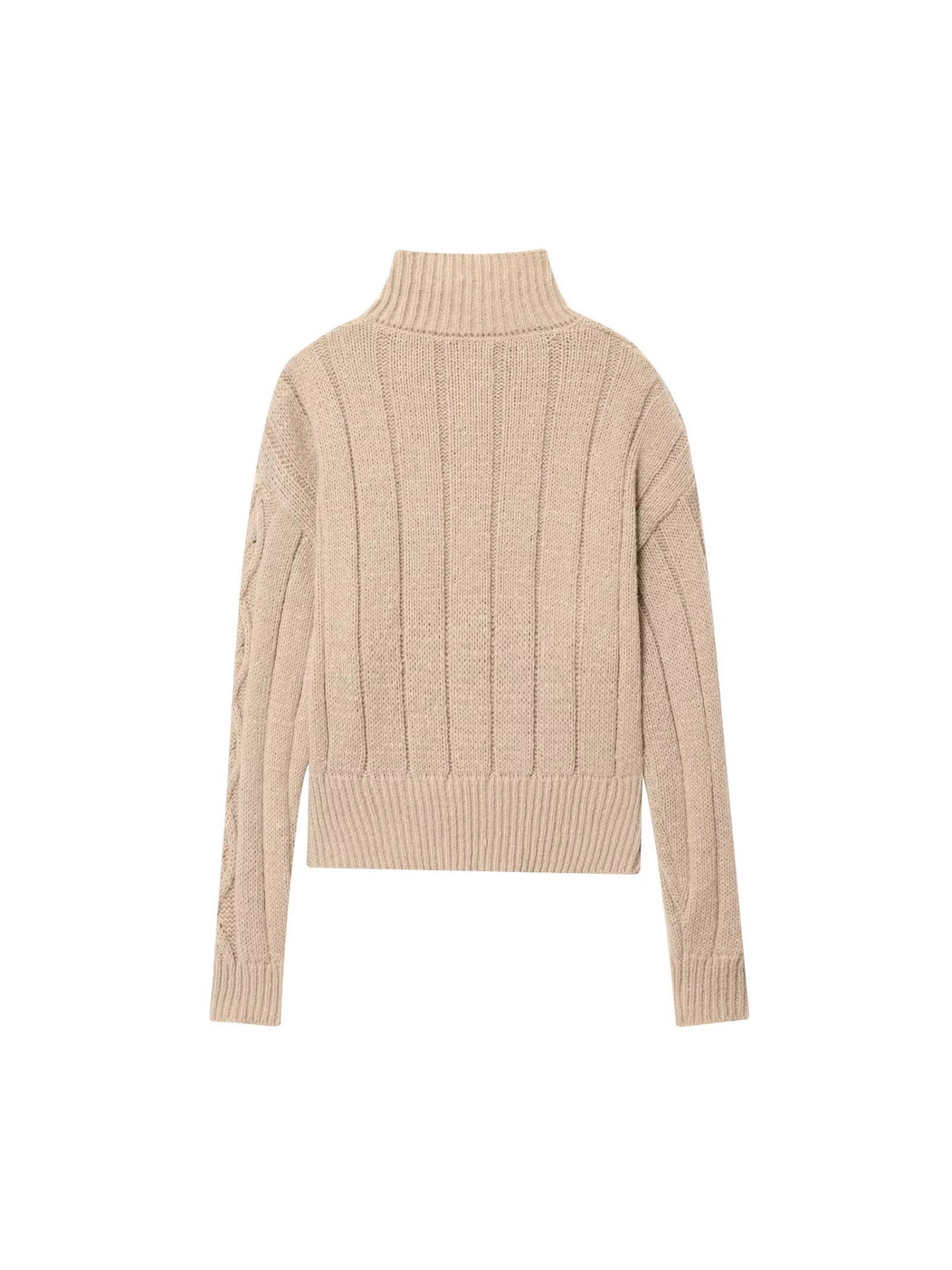 Cozy Cable Knit Zip Cardigan