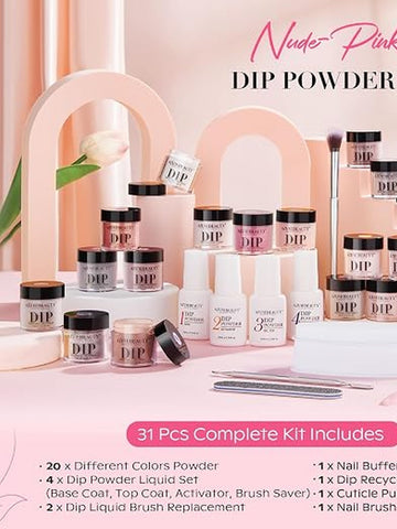 Long Lasting Professional Dip Powder Nail Kit