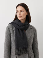 Classic Herringbone Soft Winter Scarf
