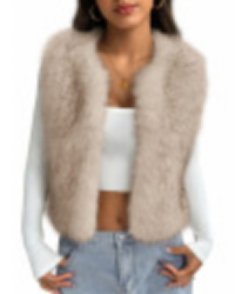 Cozy Plush White Faux Fur Vest