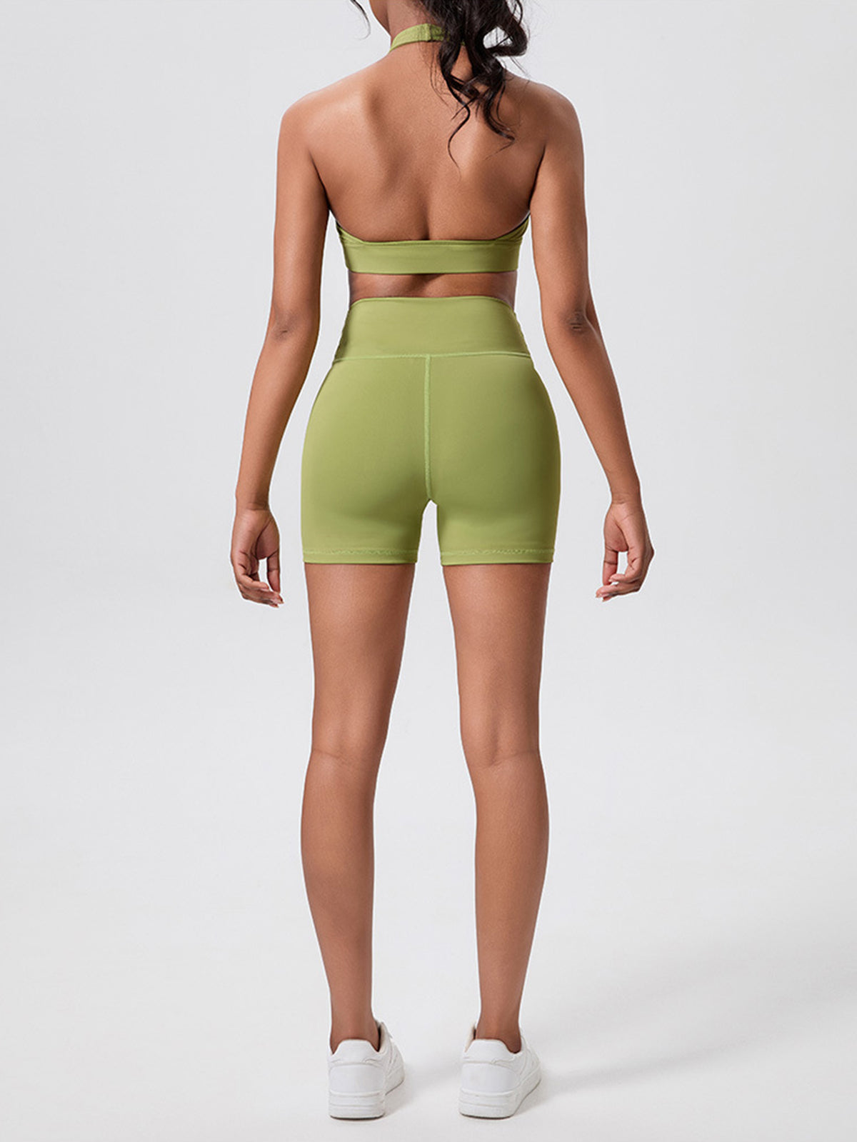 Seamless High Waisted Yoga Short Set