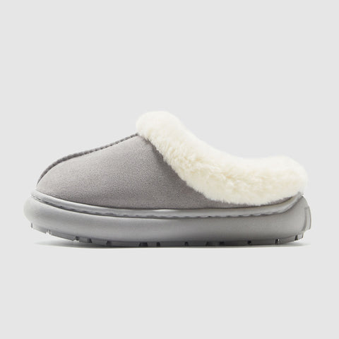 Plush Cushioned Faux Suede Slippers
