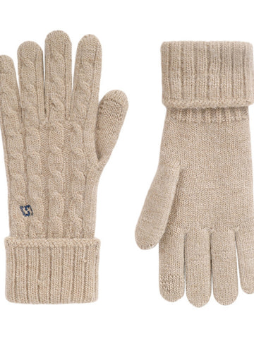 Cozy Cable Knit Winter Gloves