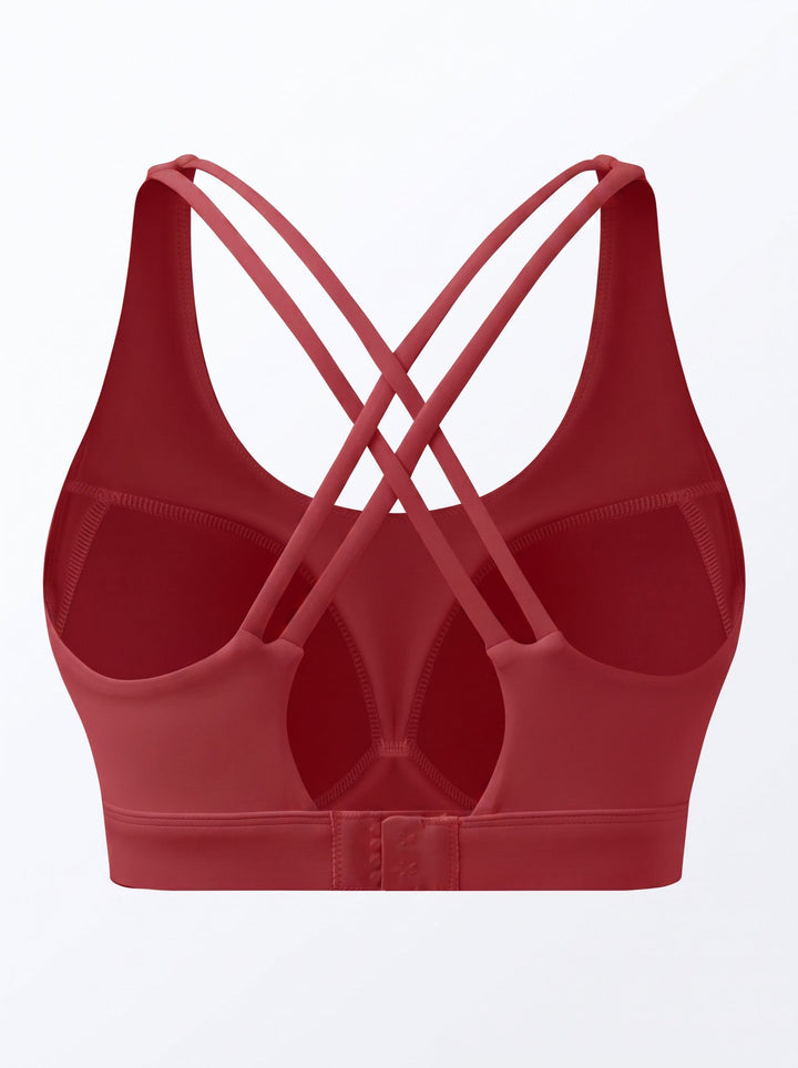 Crisscross Back Adjustable Sports Bra
