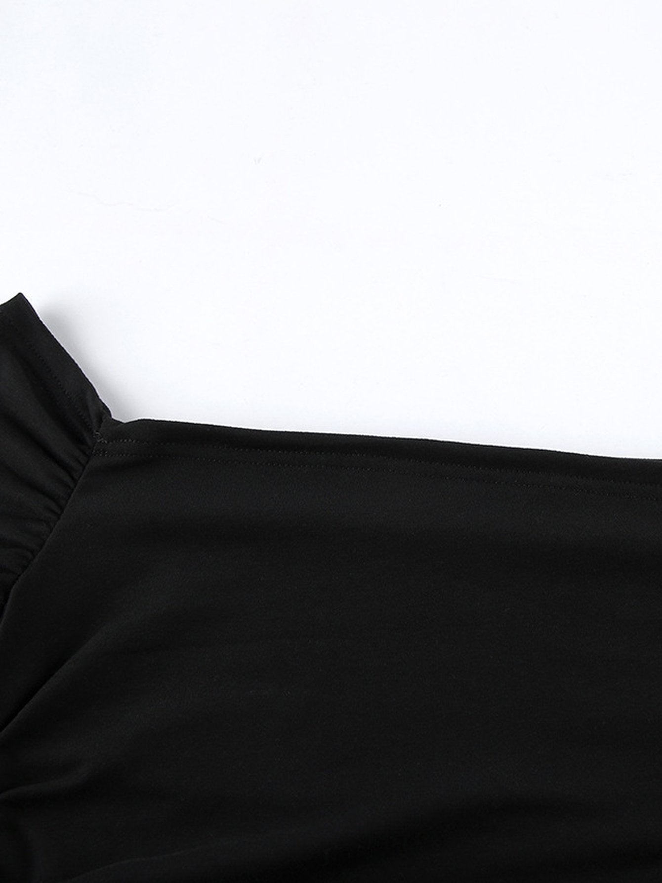 Off Shoulder Ruffled Hem Mini Dress
