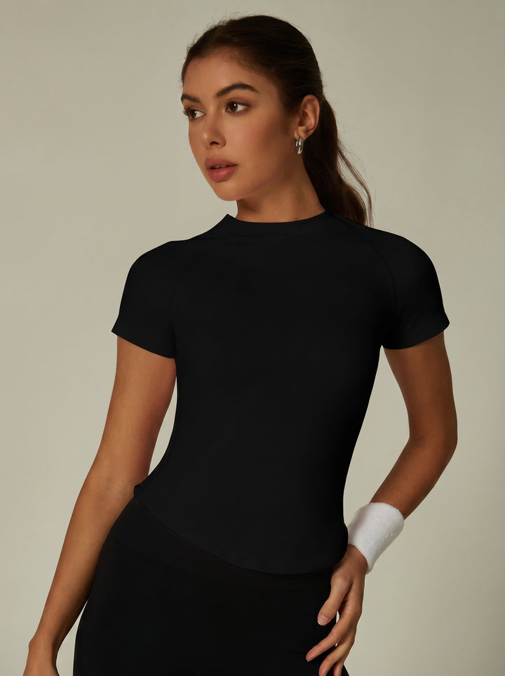 Seamless Form Fitting Athletic T Shirt