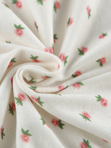 Floral Soft Cotton Pajama Set