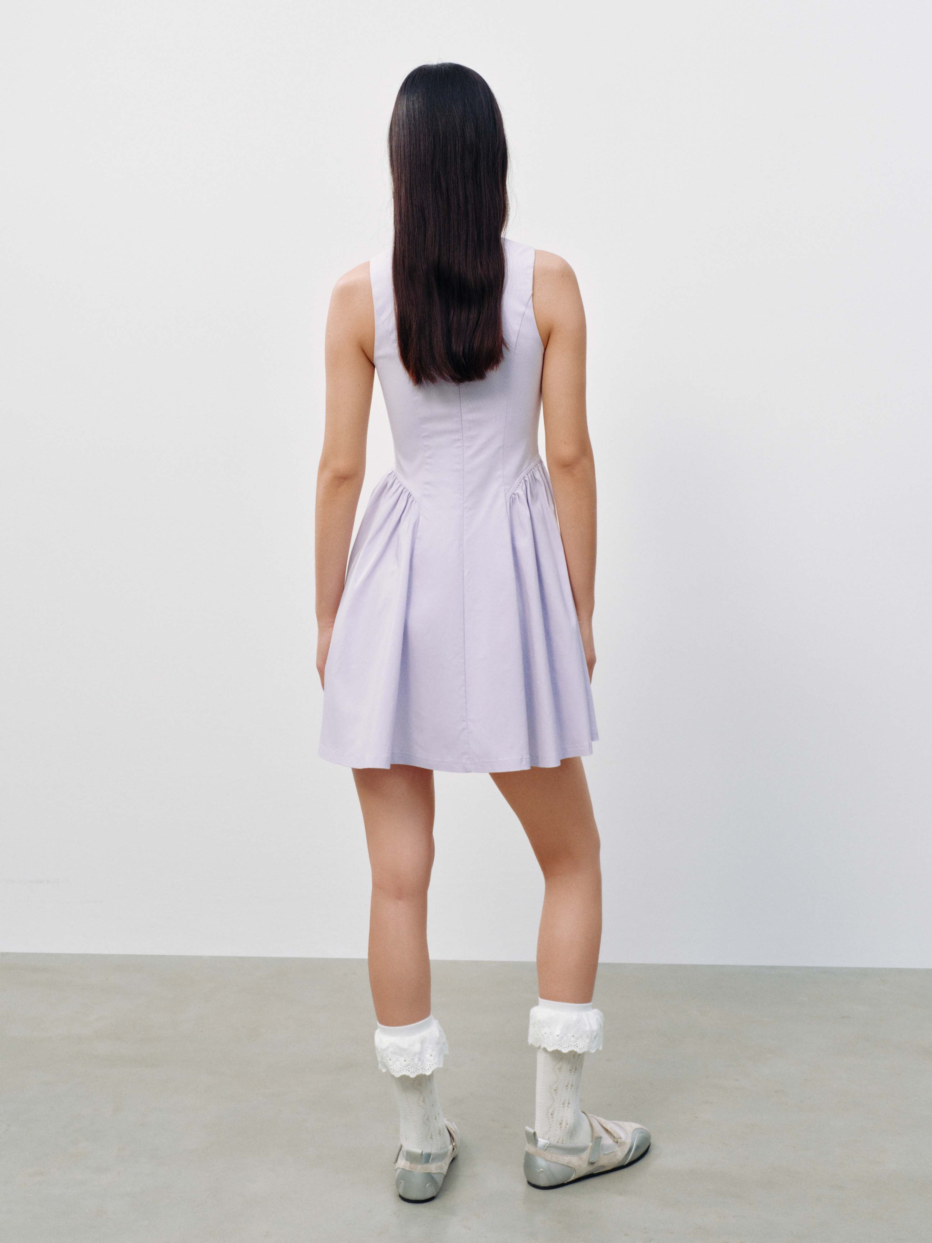 Sleeveless A-Line Midi Dresses