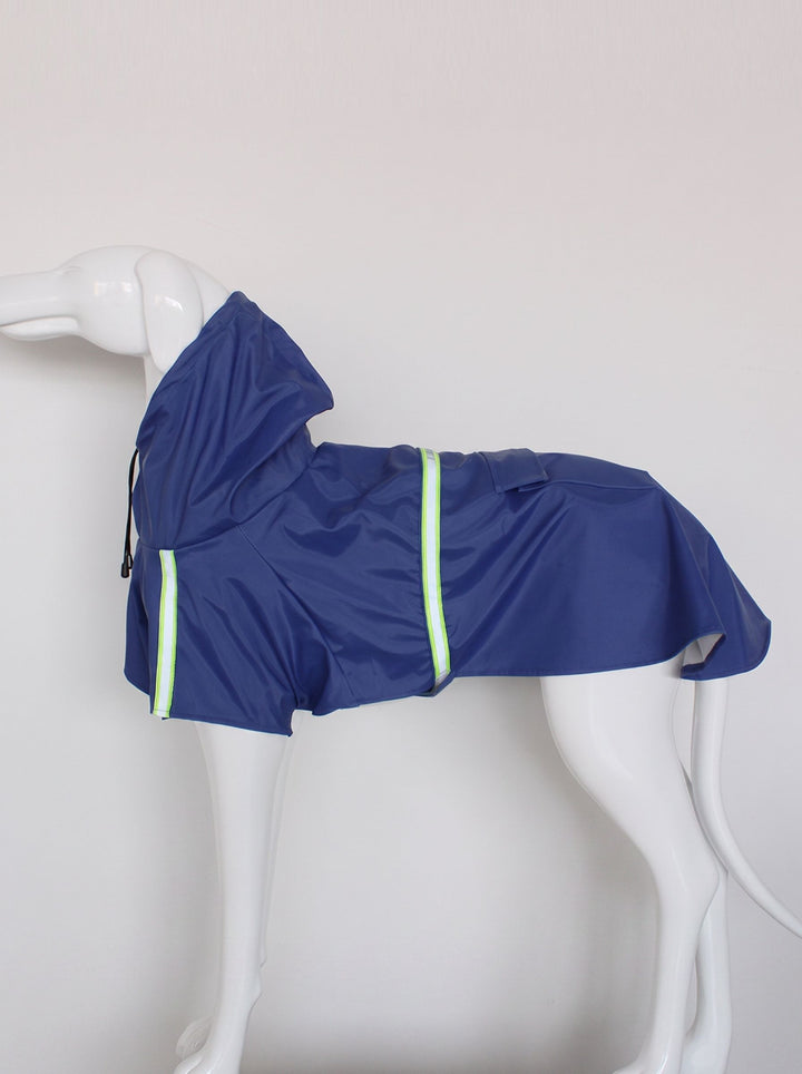 Waterproof Reflective Hooded Dog Raincoat