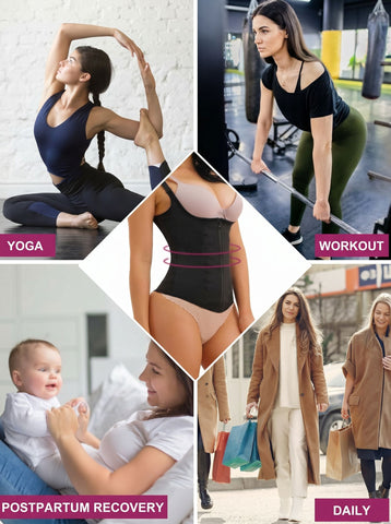 Tummy Control Zipper Waist Trainer Shapewear