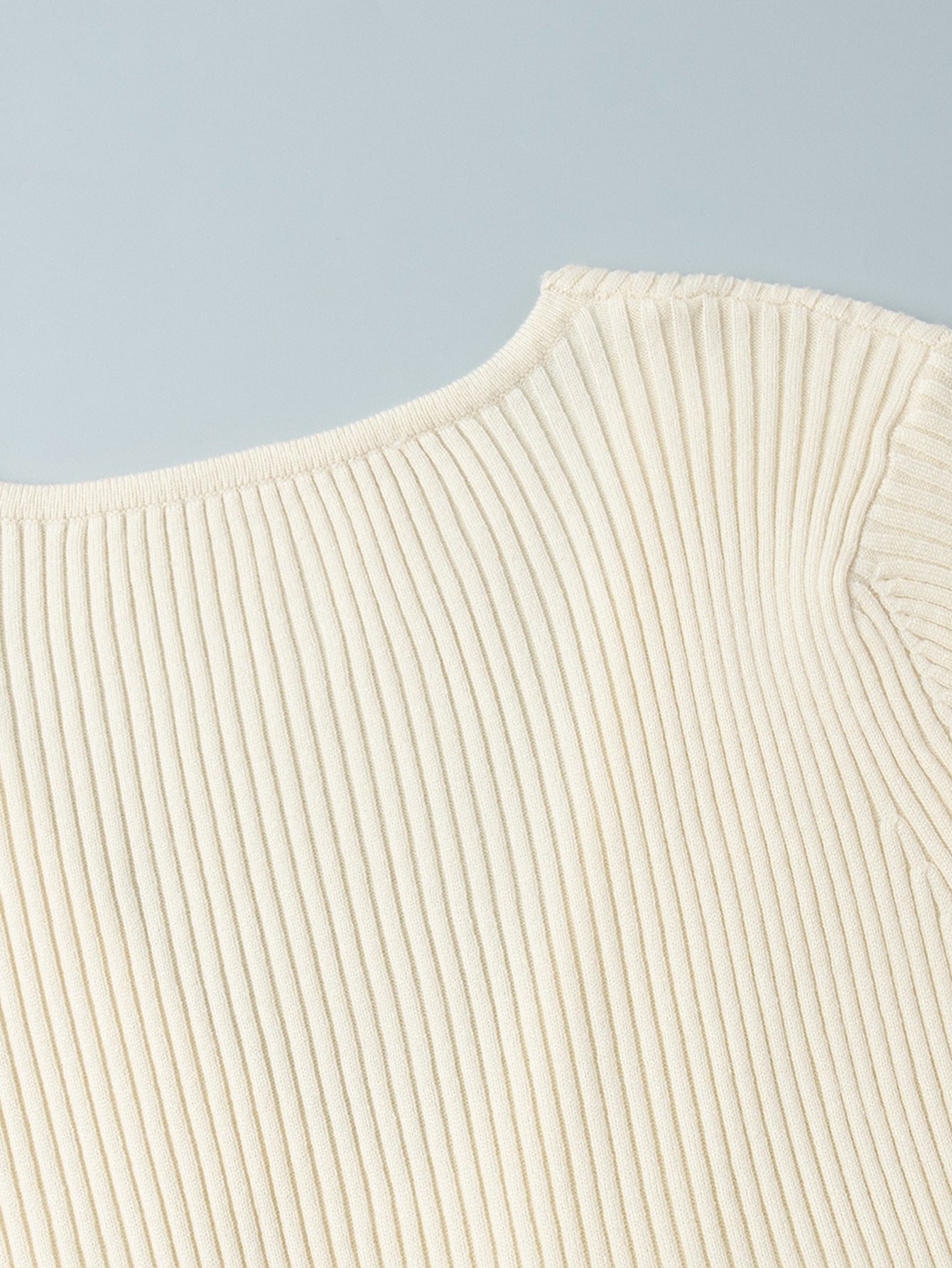 Slim Fit Ribbed Knit Maxi Dress