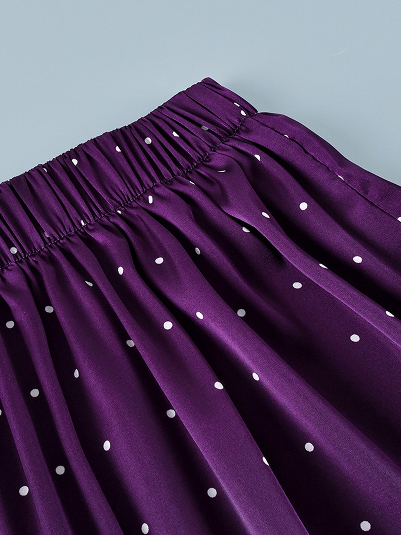 Polka Dot Satin Bubble Pants
