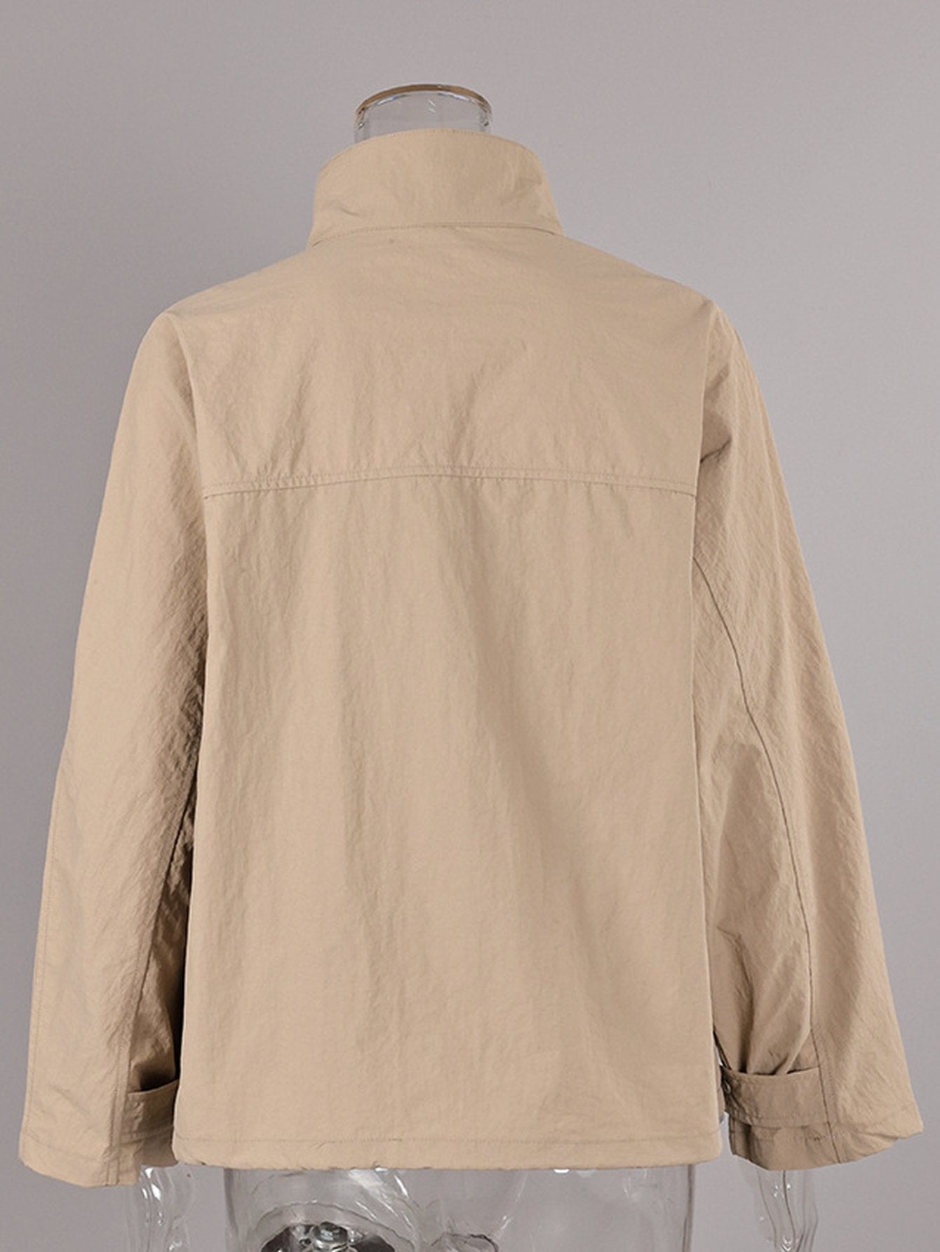 Minimalist Lightweight Snap Front Jacket