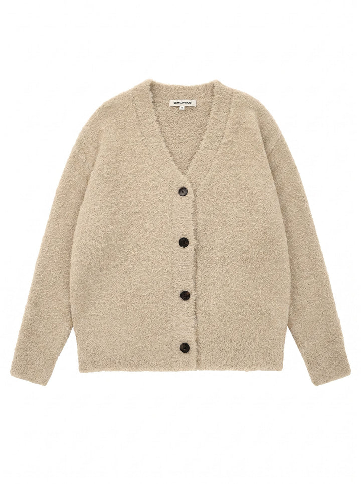 Cozy Oversized Fuzzy Knit Cardigan