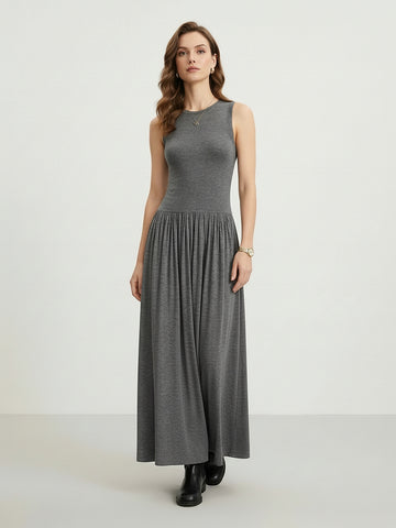 Wool Blend Tank Dress