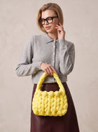 Plush Chunky Knit Handbag