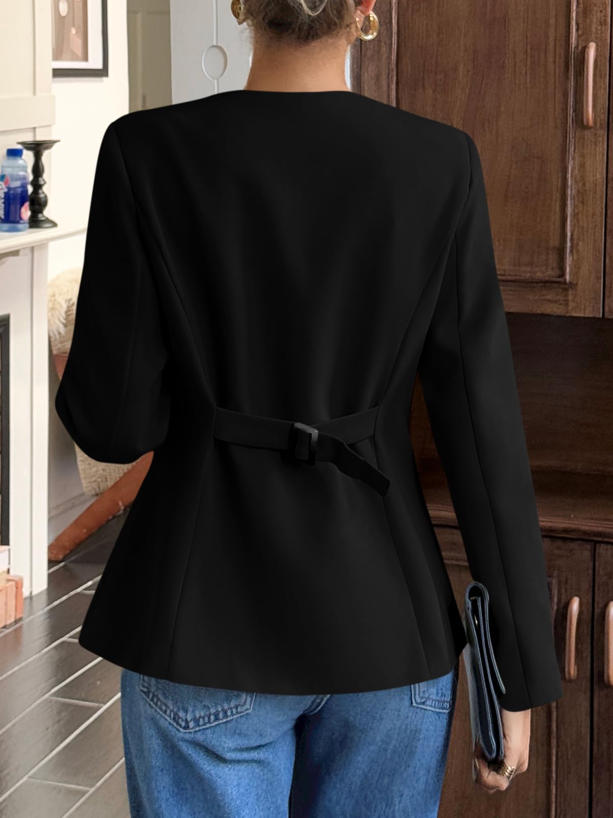 Tailored Slim Fit Button Blazer Jacket
