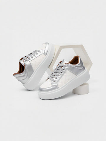 Chunky Platform Breathable Mesh Modern Sneakers