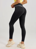 High Waisted Crossover Yoga Leggings