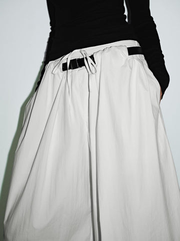 Belted Wide Leg Pants
