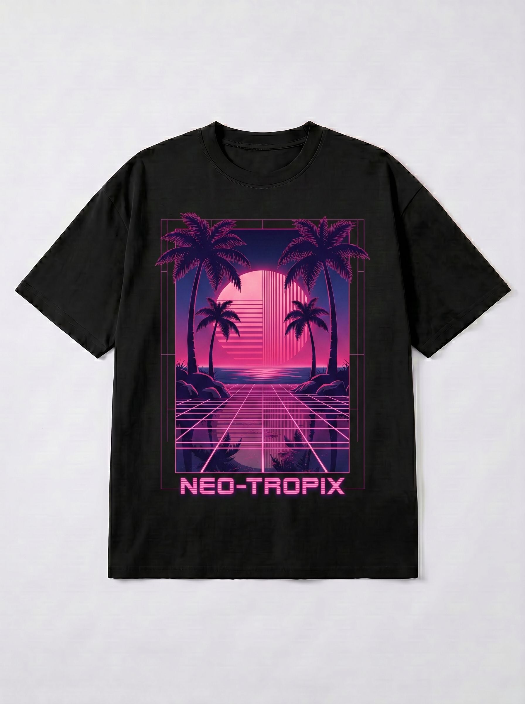 Retro Vaporwave Graphic Mens T-Shirt