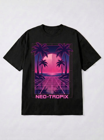Retro Vaporwave Graphic Mens T-Shirt